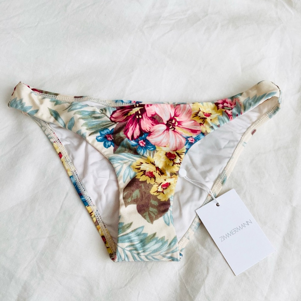 Zimmermann Floral Pink Bikini SZ 2